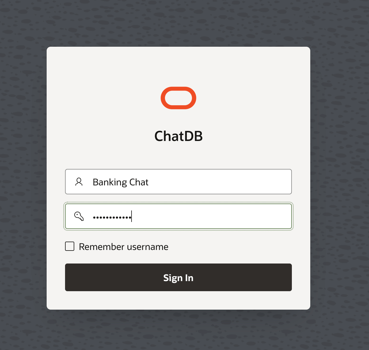 chatdb login