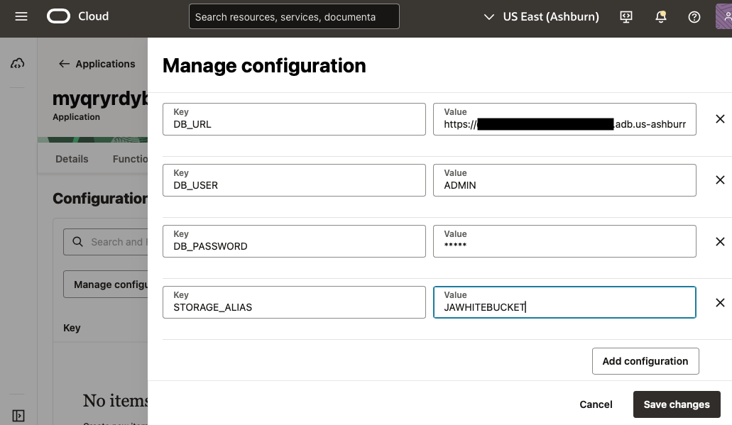 Manage Configuration