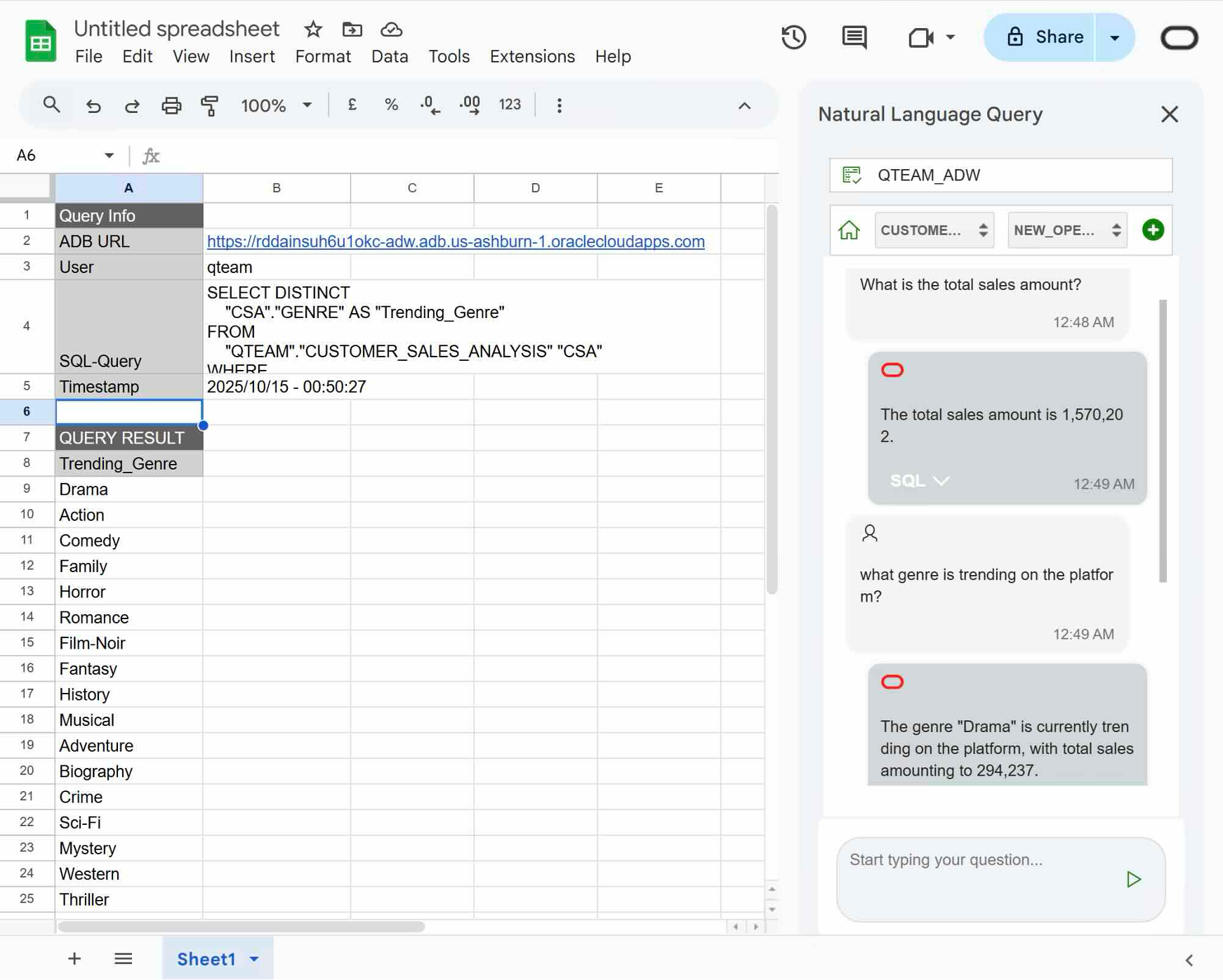 AI Chat: Have conversation with your data