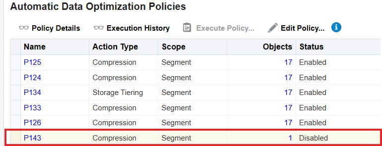 Disabled ILM Policy Due To Execution