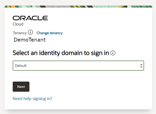 Domain Login