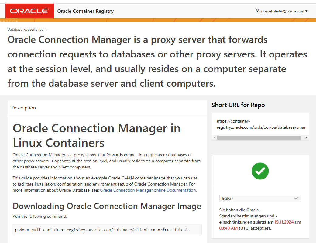 Lizenzvereinbarung bestätigt