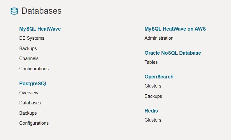 OCI Database with PostgreSQL