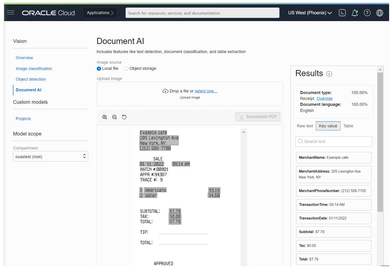 Graphical User Interface