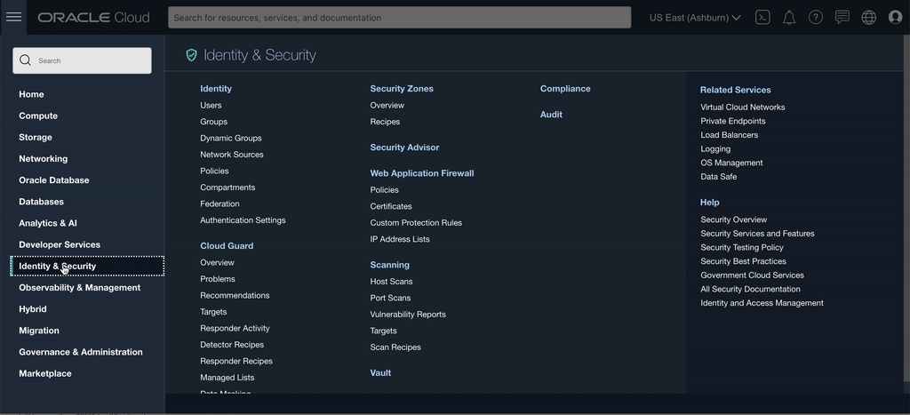 Creating a Bastion using OCI console is simple and quick