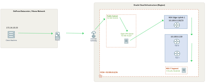 Connecting to NSXT over VM