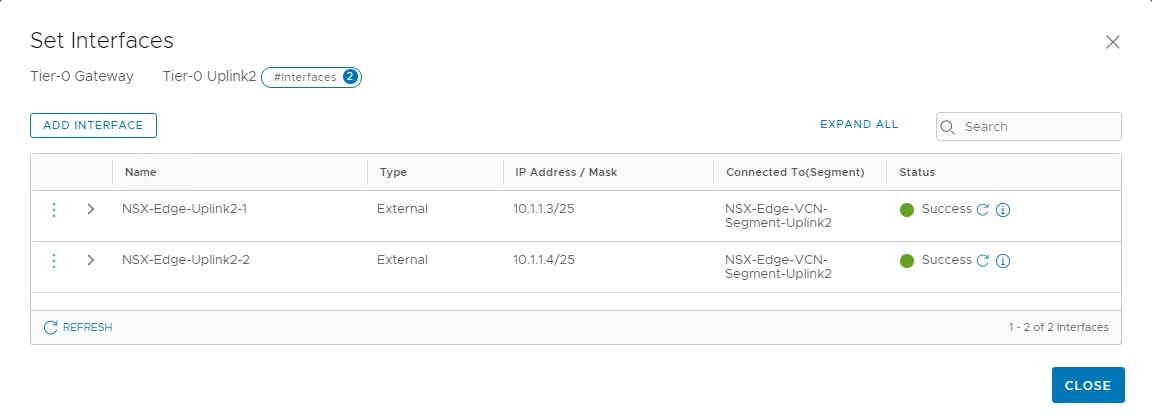 Add second interface