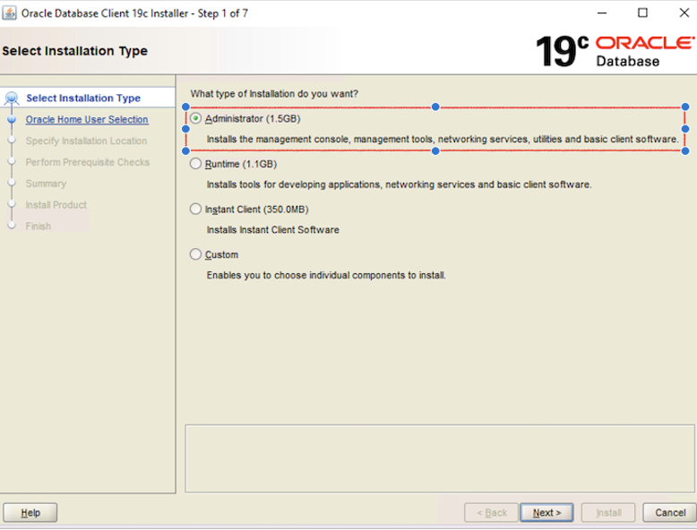 Oracle Database Client 19c