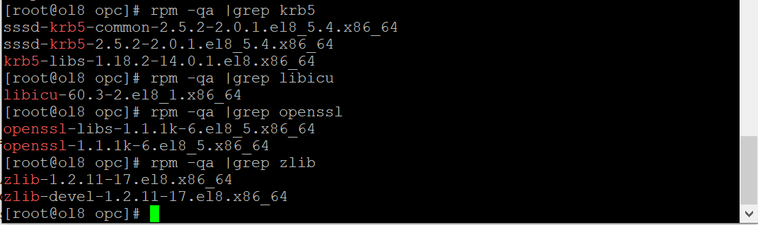 A screenshot of the code to verify the package with the requirements in red.
