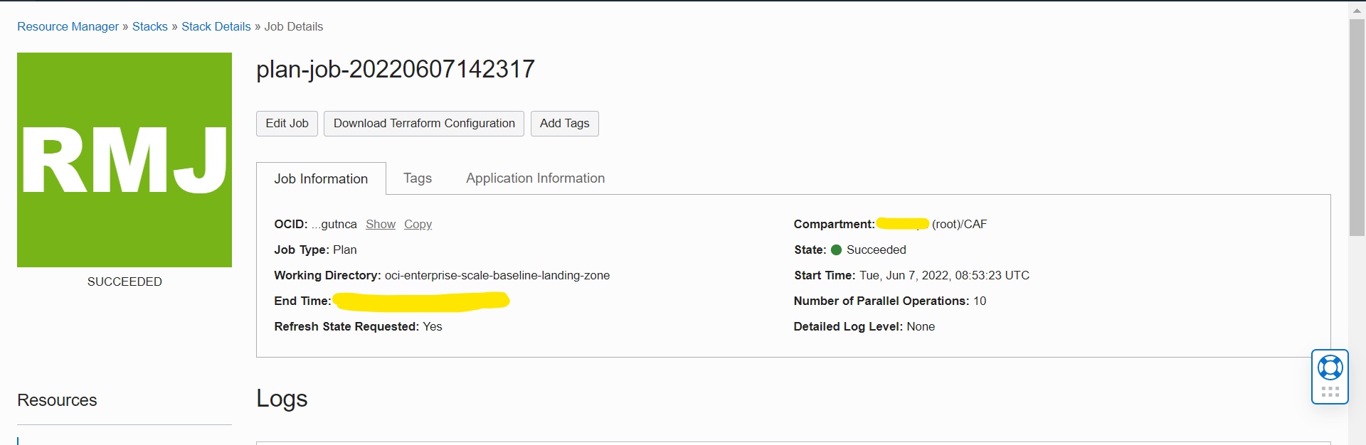 Summary-2A screenshot of the Job Details page with the validation complete.