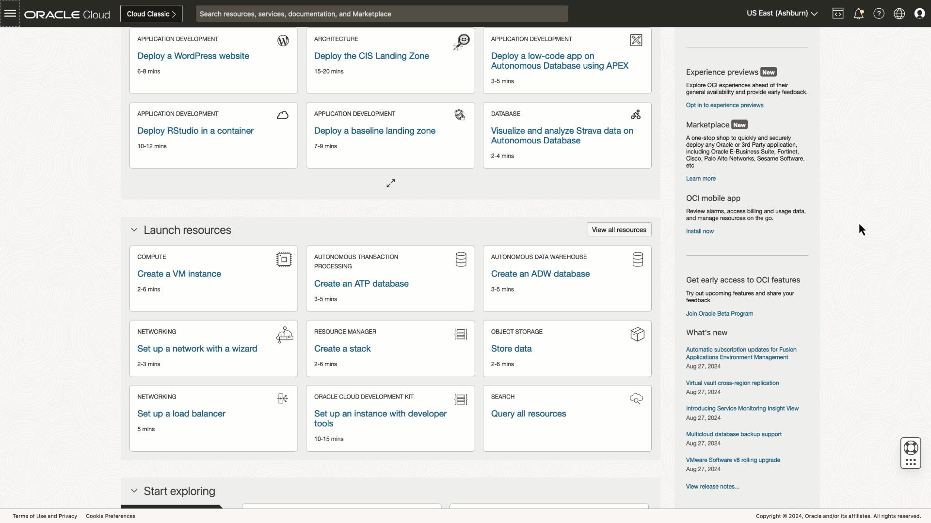 Enable Database Management for ADB