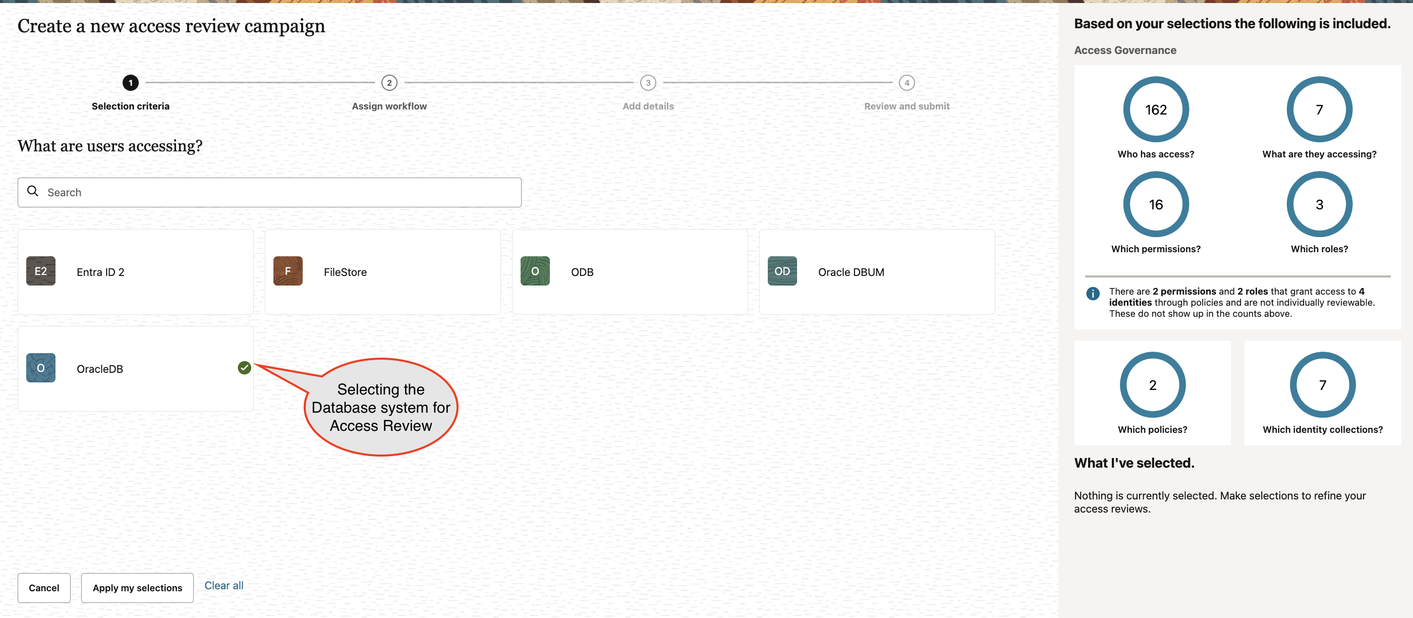 Creating an access review campaign