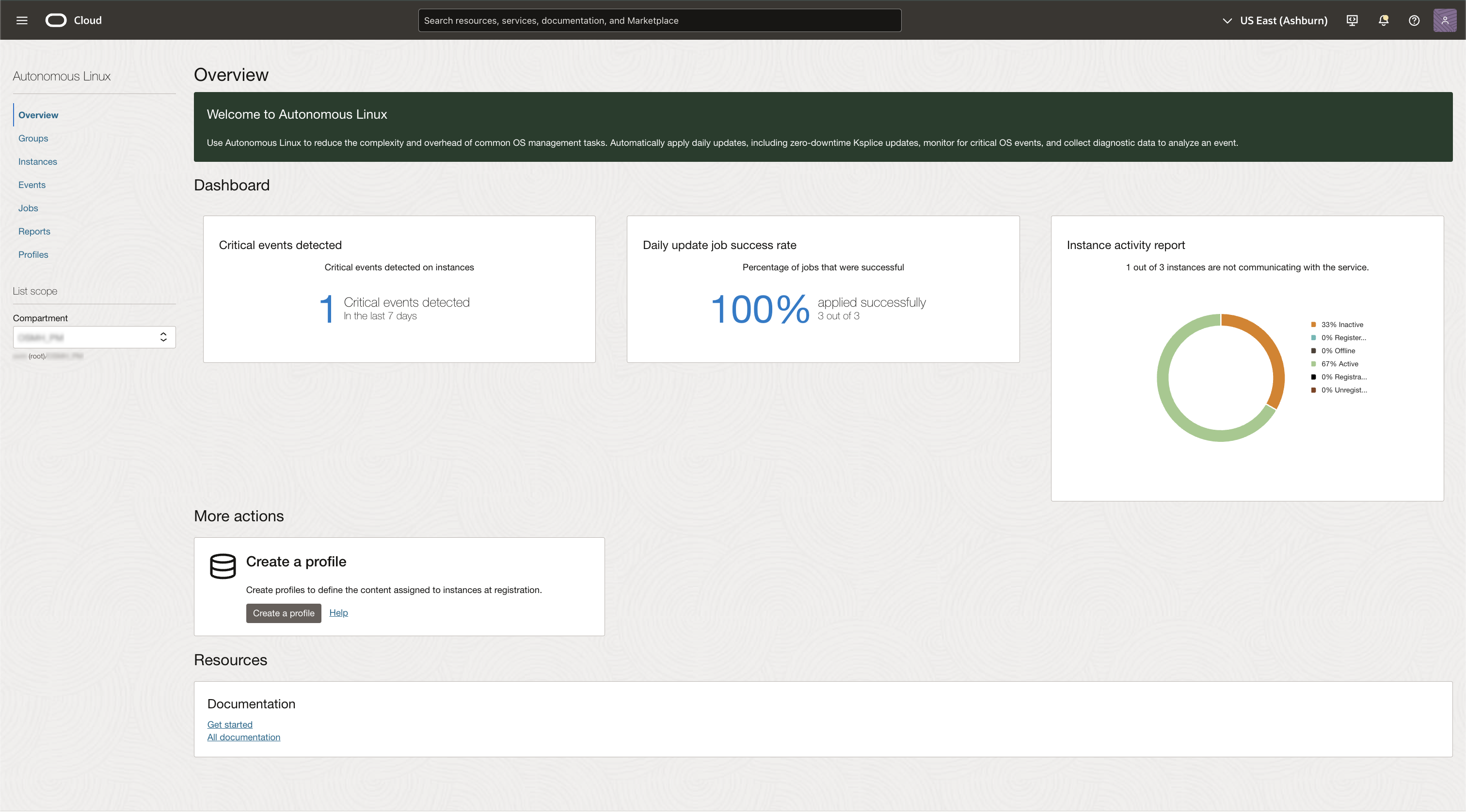 Autonomous Linux Service - Overview