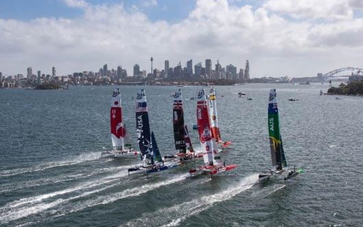 Sailgp F50 catamarans