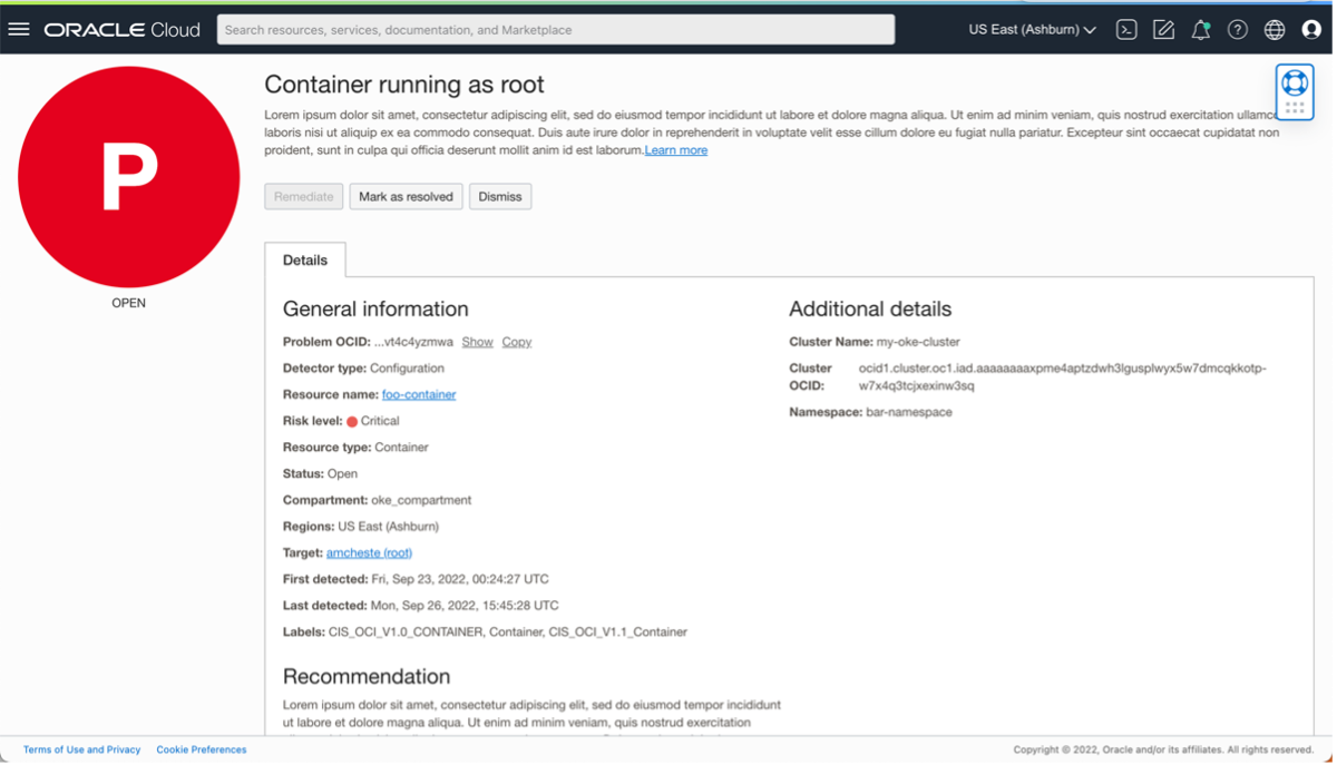 An example issue of the container not running as the root.