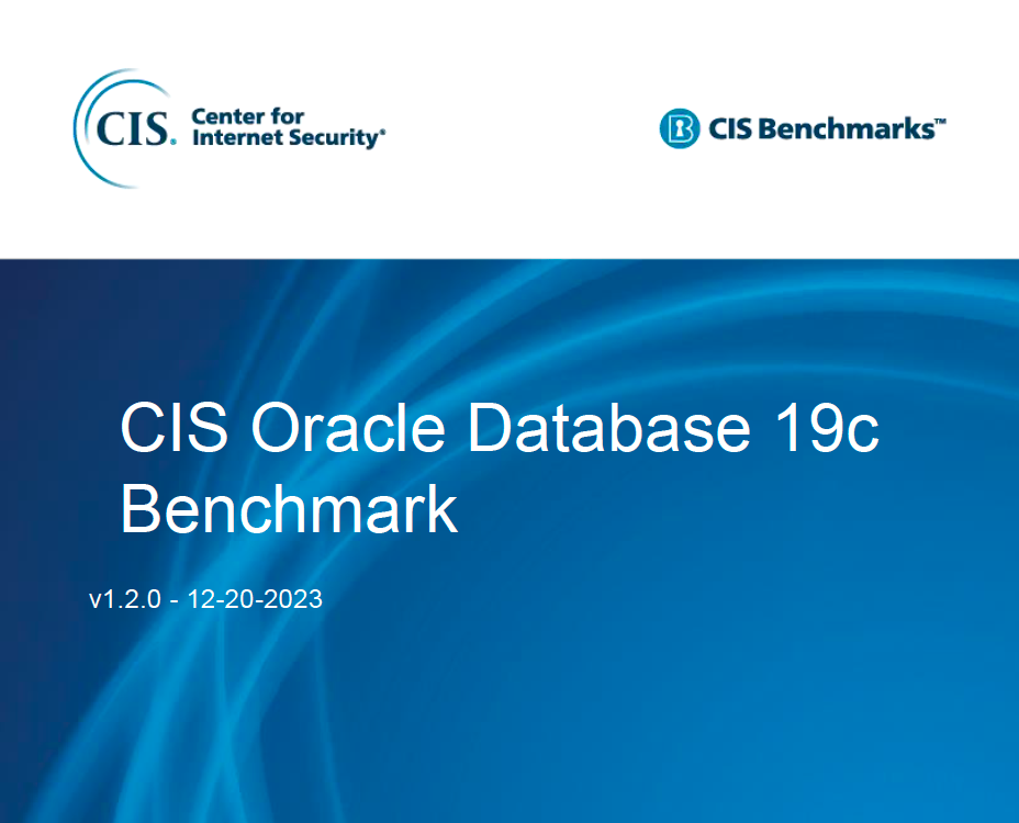 CIS Oracle Database 19c Benchmark