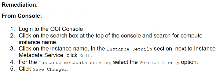 CIS Remediation example