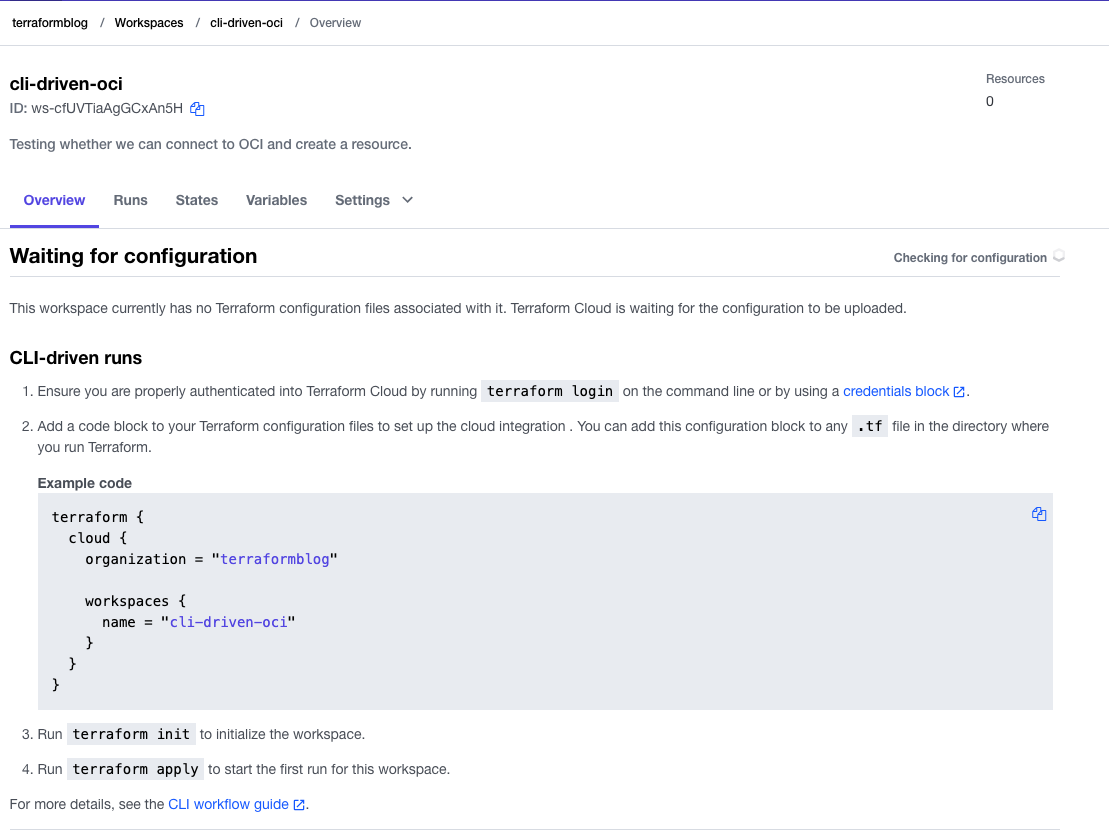 CLI-driven (waiting)