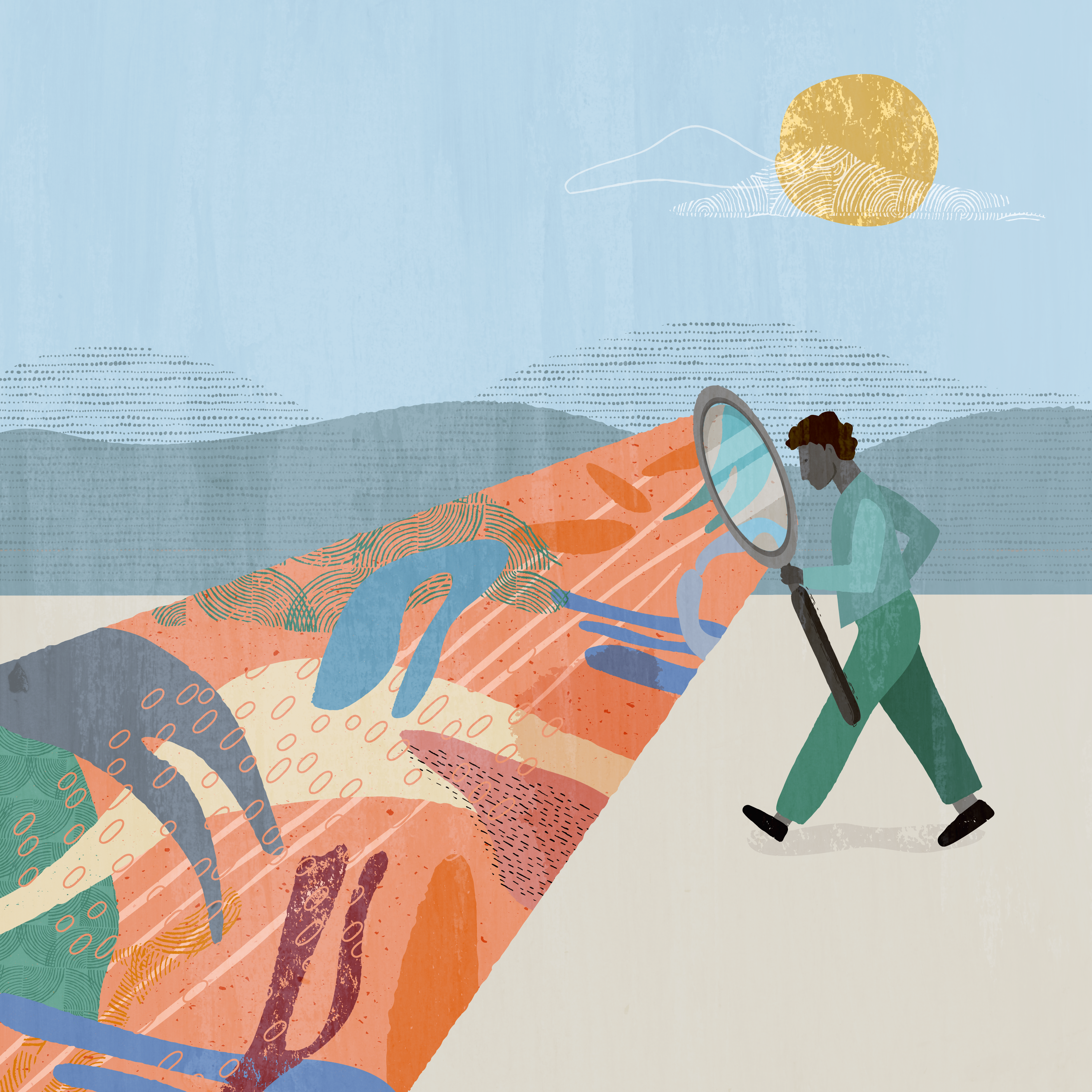 Oracle abstract illustration for discovery