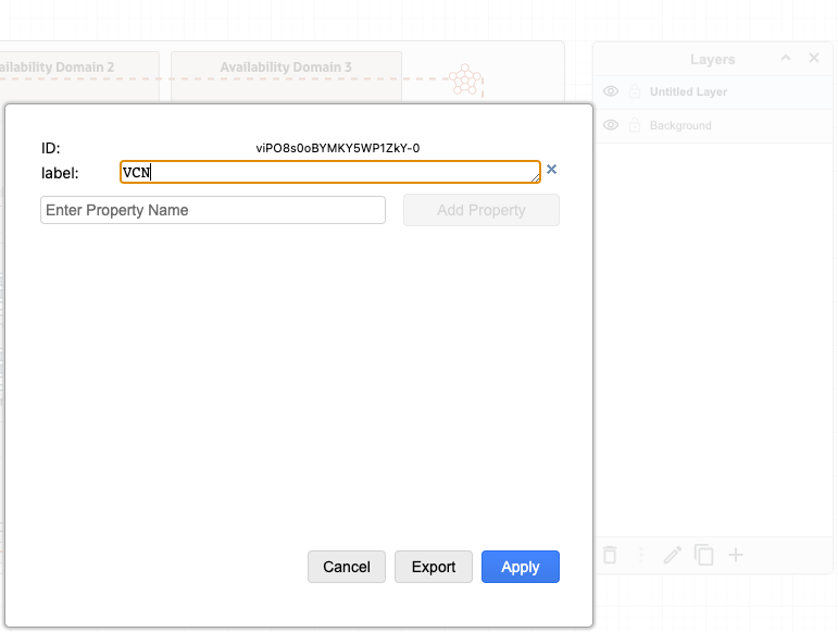 A screenshot of the window to create a new layer.