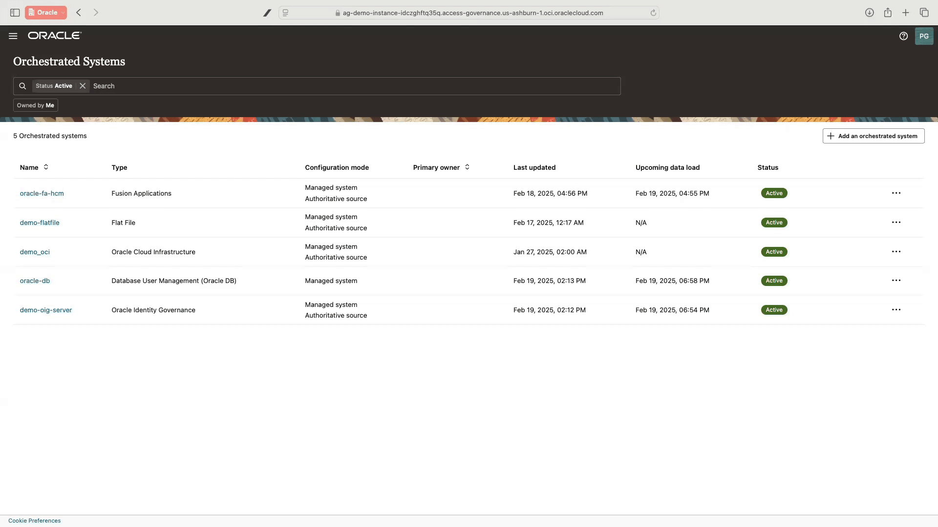 Animated workflow of application onboarding in Access Governance