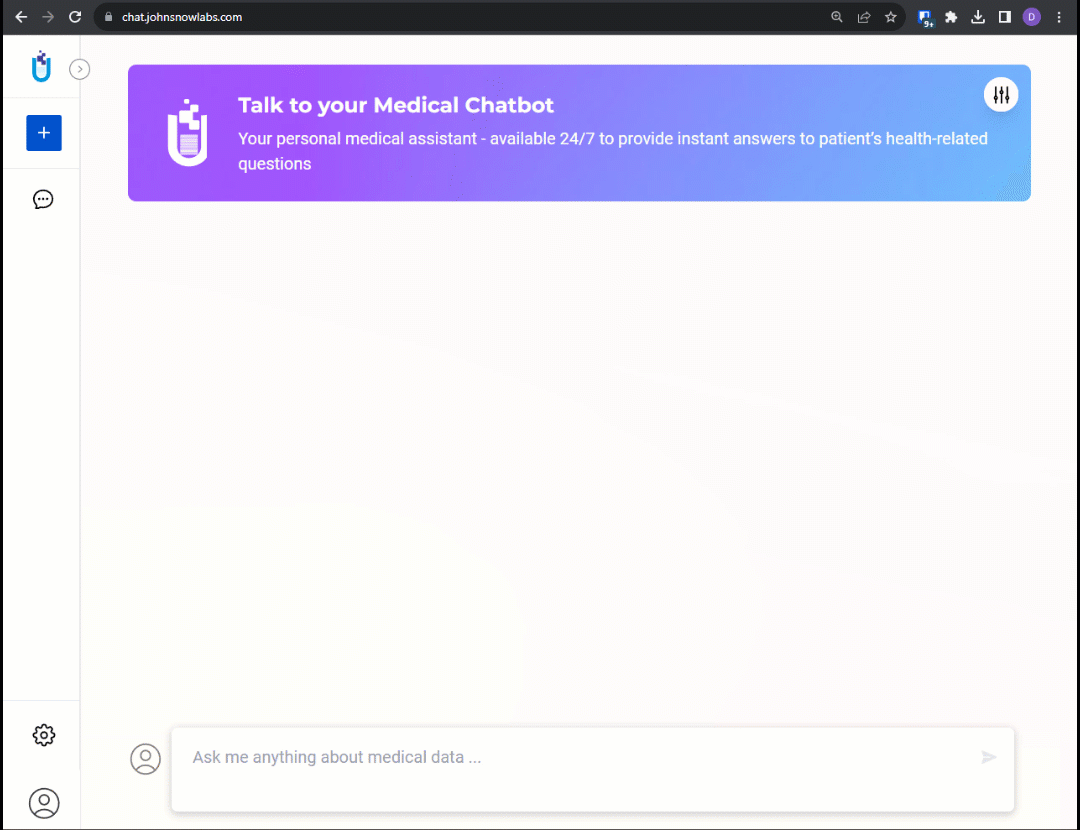  A gif showing an interaction with the chatbot about implants for cataract surgery.