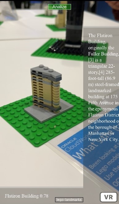 OCW Tour London - Lego Model - Flat Iron Building (New York)