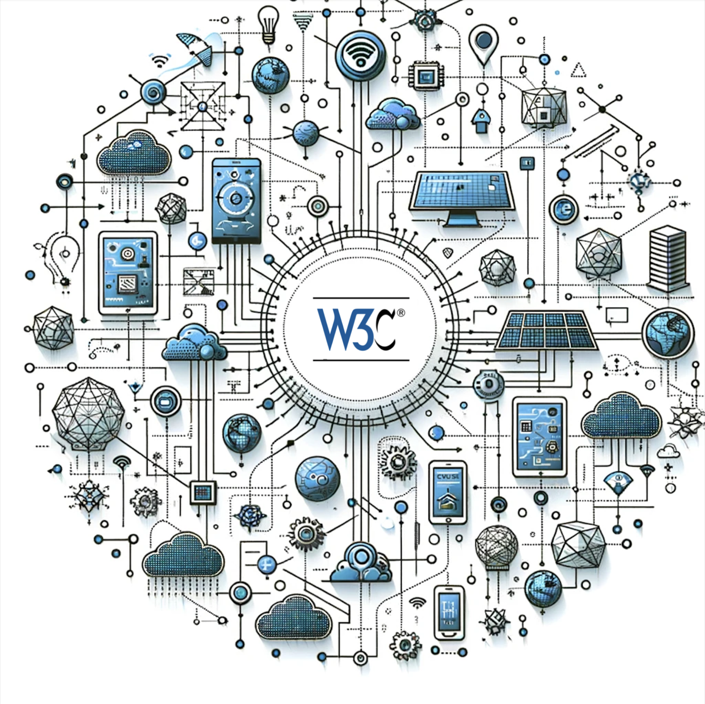 Depiction of W3C ecosystem