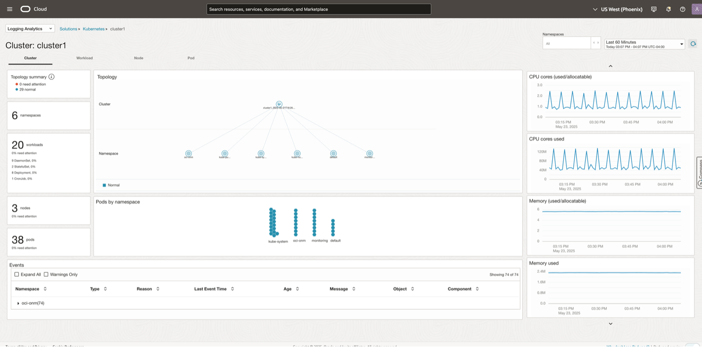 OCI Logging Analytics