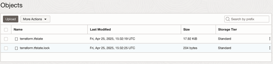 bucket with state file