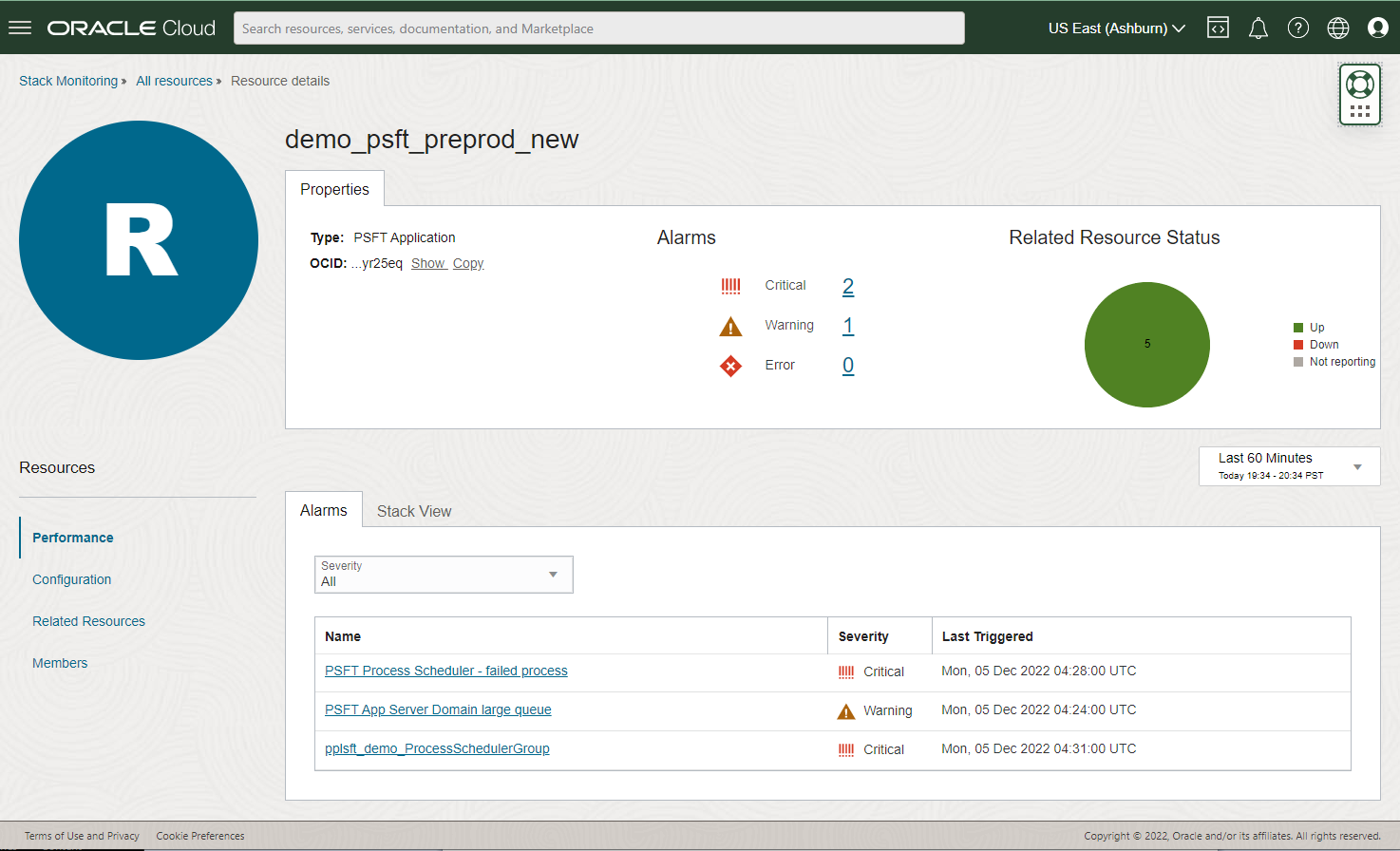 PeopleSoft application home page