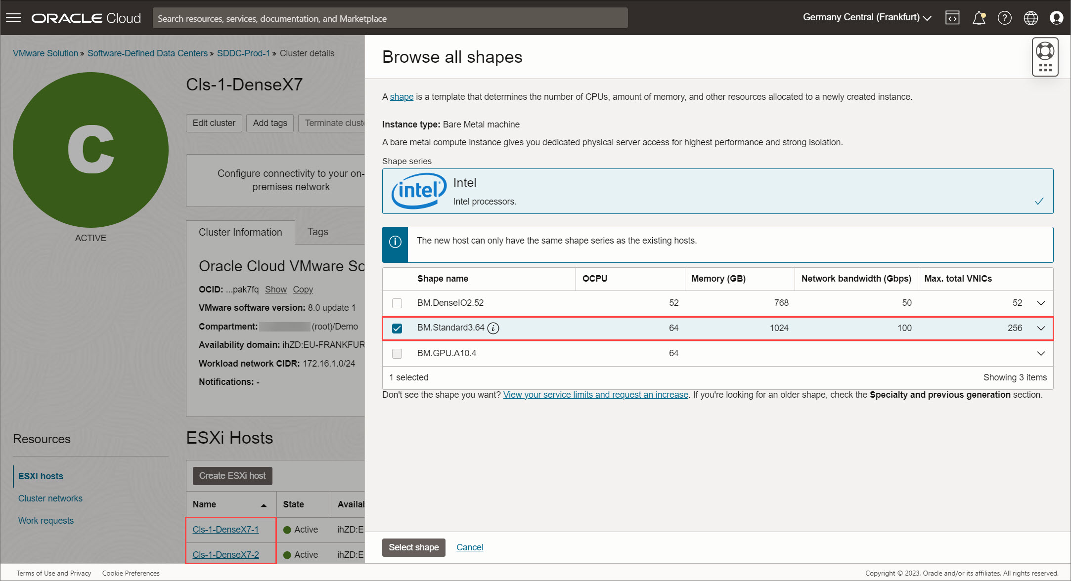 A screenshot of the Browse All Shapes window, showing all the available shapes when you select the Change Shape button.