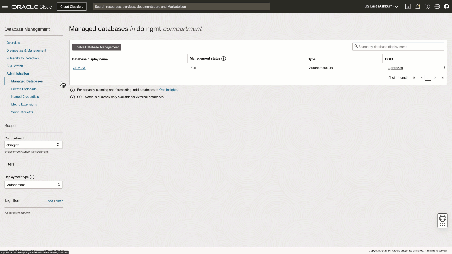 Database Management ADB tools