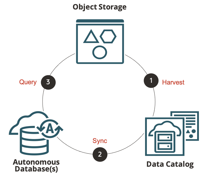 Query, harvest and sync