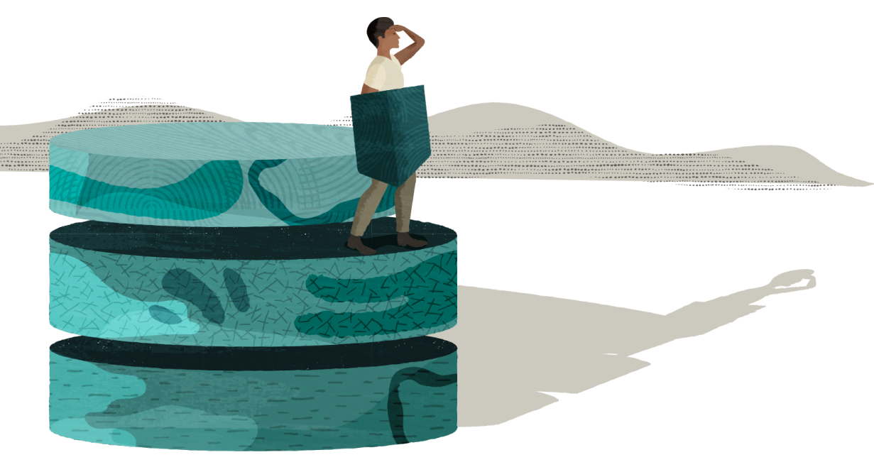 A graphic for autonomous database