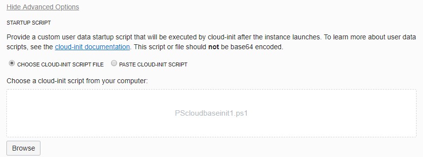 OCI Cloud-Init Startup Script