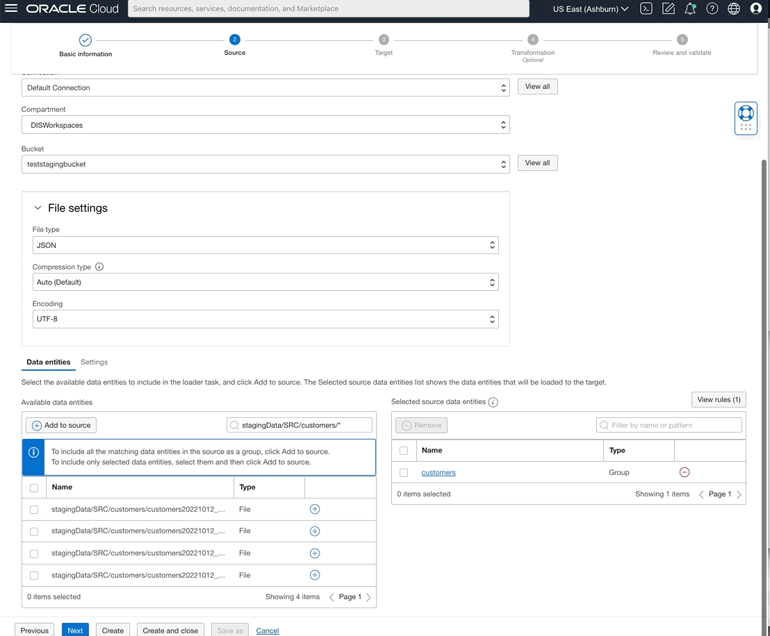 A gif showing the process of defining a group.