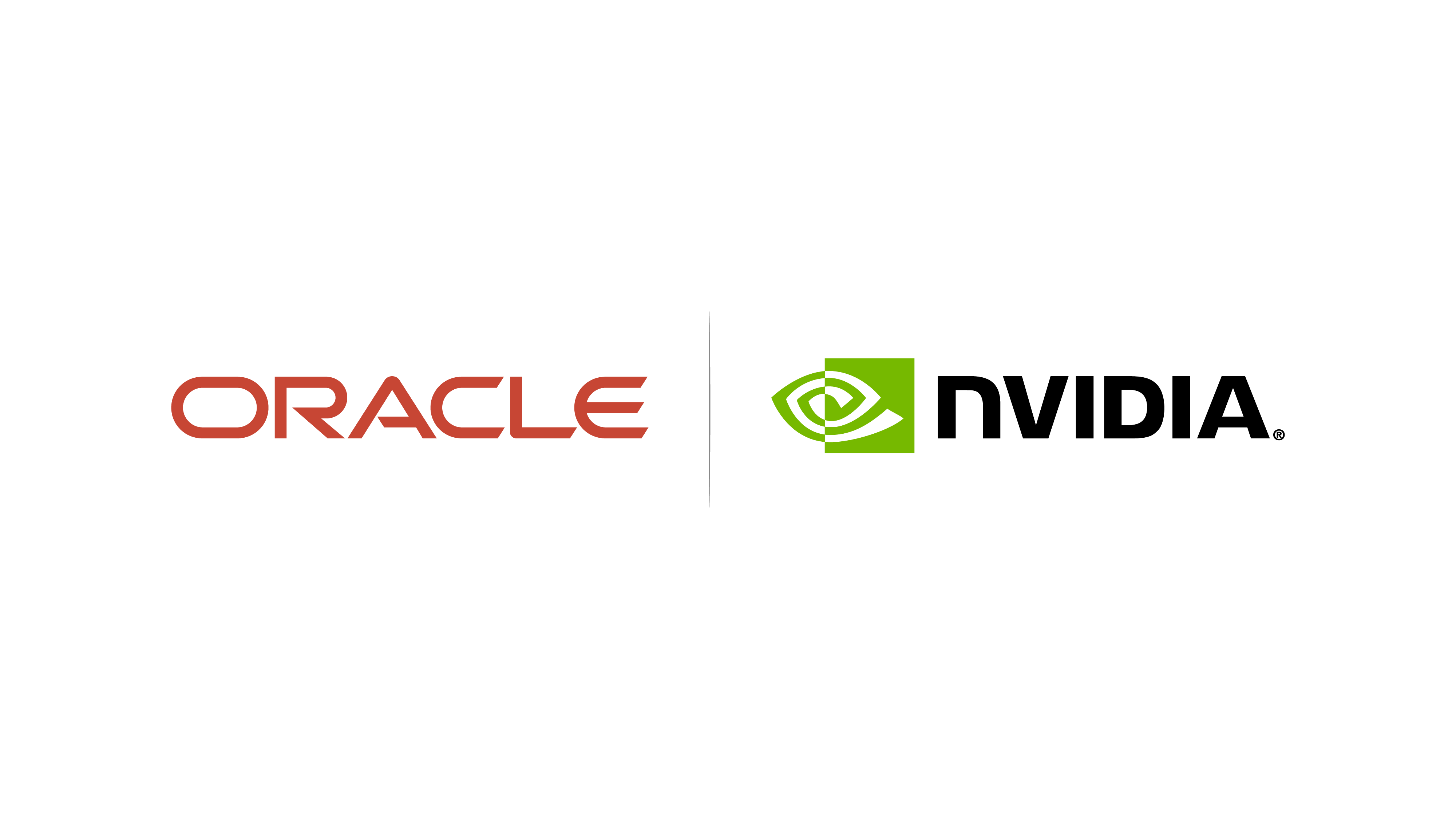 Oracle and NVIDIA Joint Logos