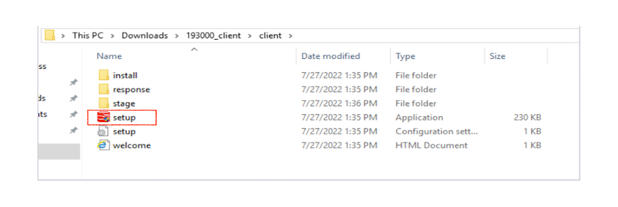 Oracle 19c Client setup