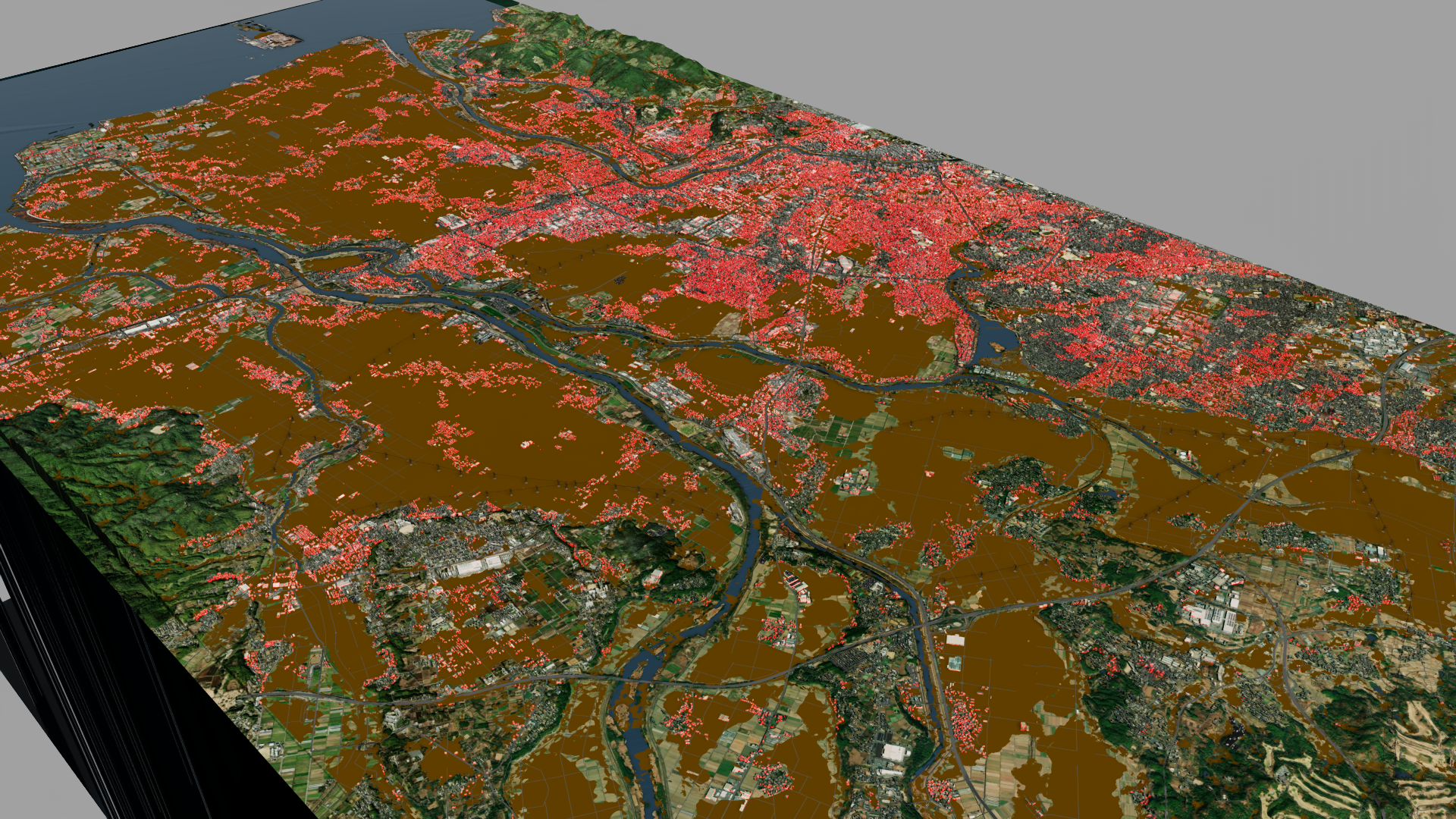 Simulated Flood event