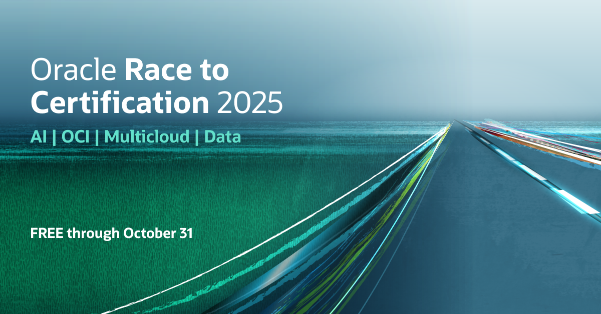 Oracle Race to Certification 2025