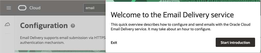 Welcome to Email Delivery service tour