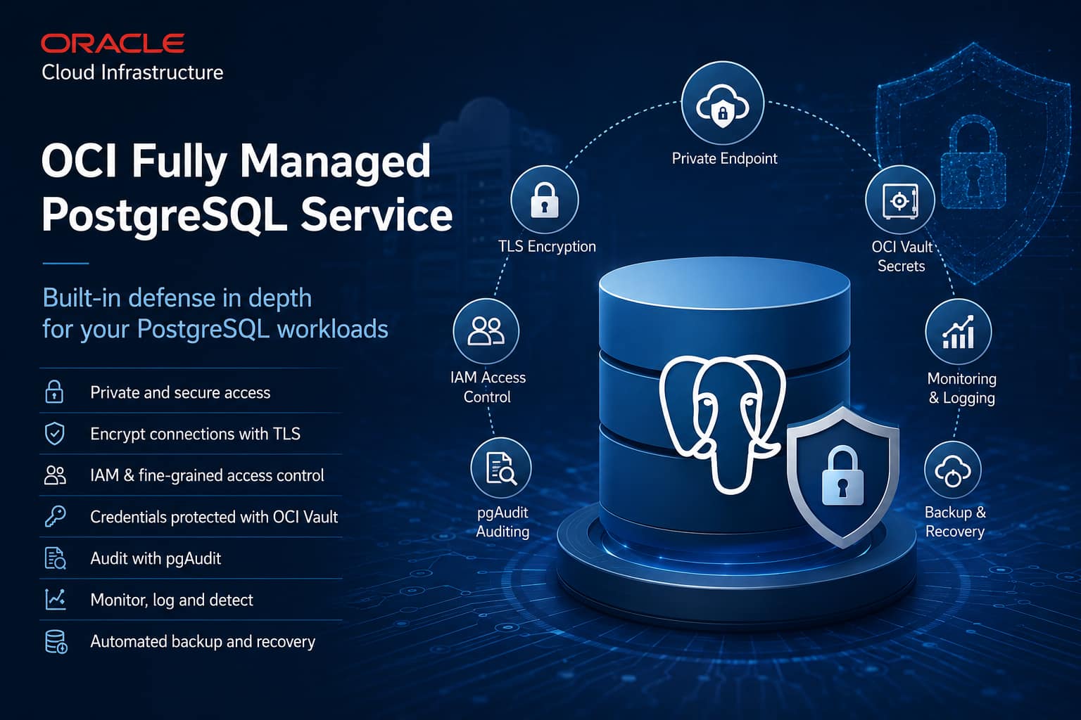 Securing PostgreSQL on OCI: A Defense-in-Depth Approach