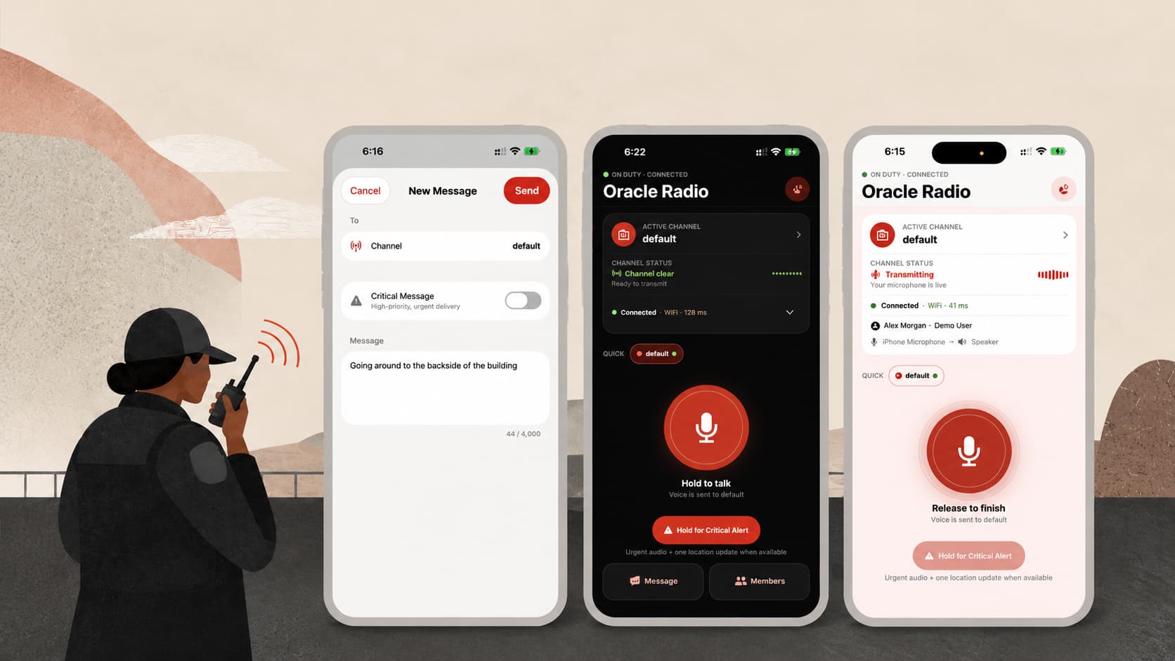 Introducing Oracle Radio: Channel-based communications for field and command teams