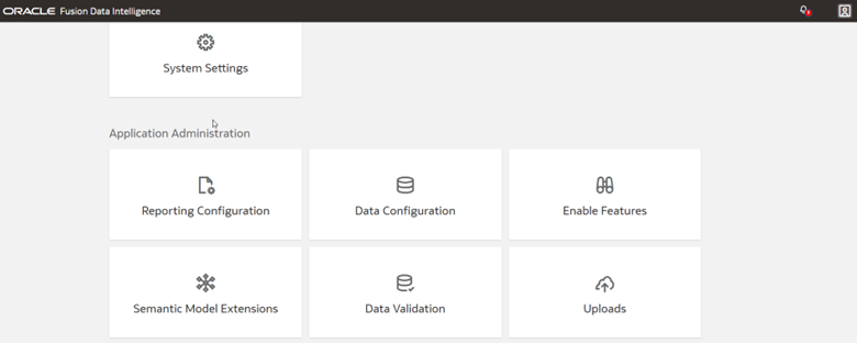 Enable features screen