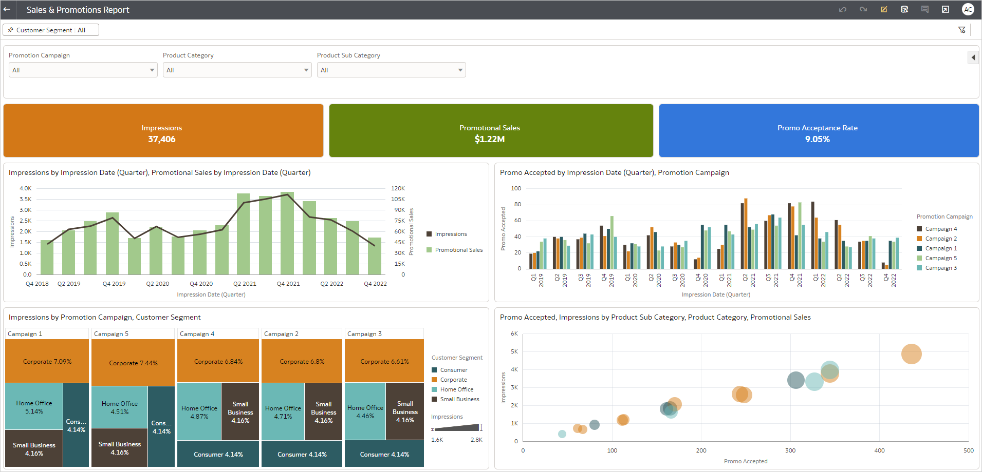 Promotional Campaign Dashboard 1