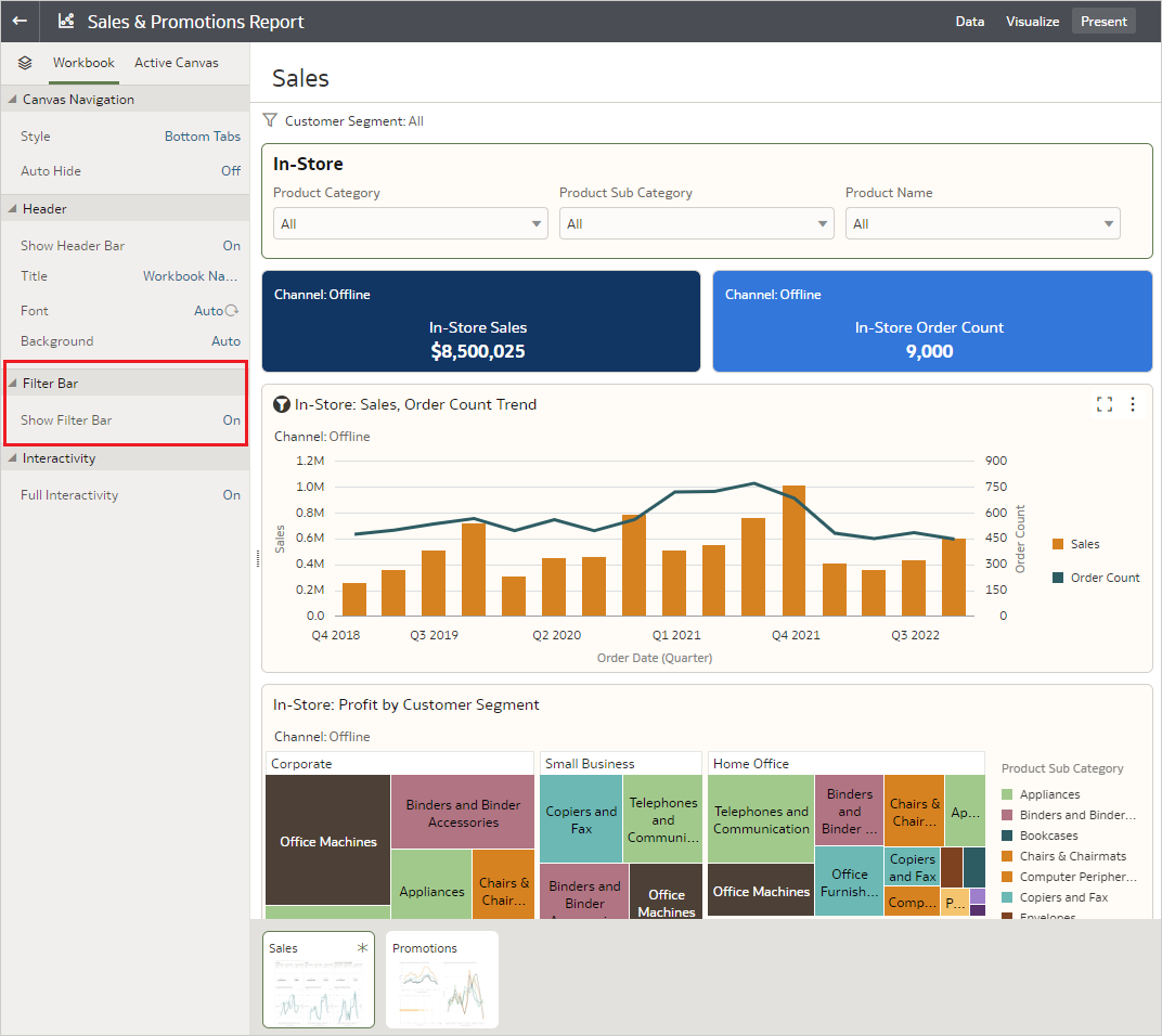 Show Workbook Filter Bar