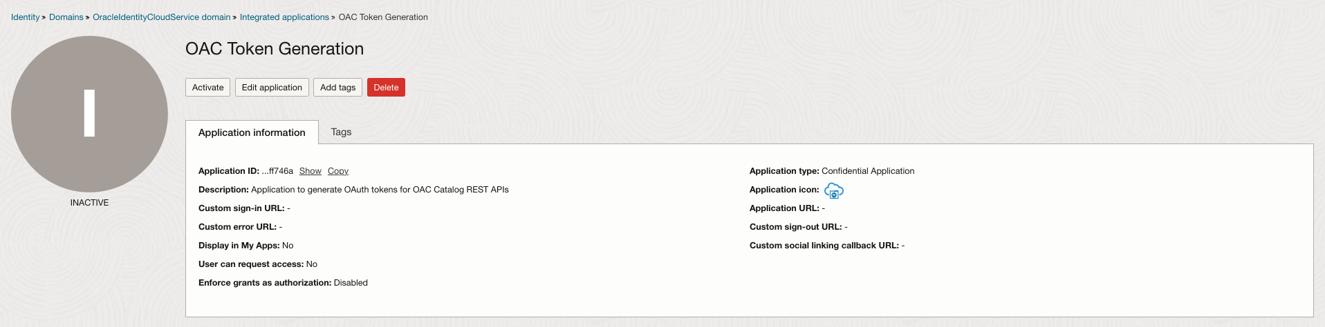 Activate Application