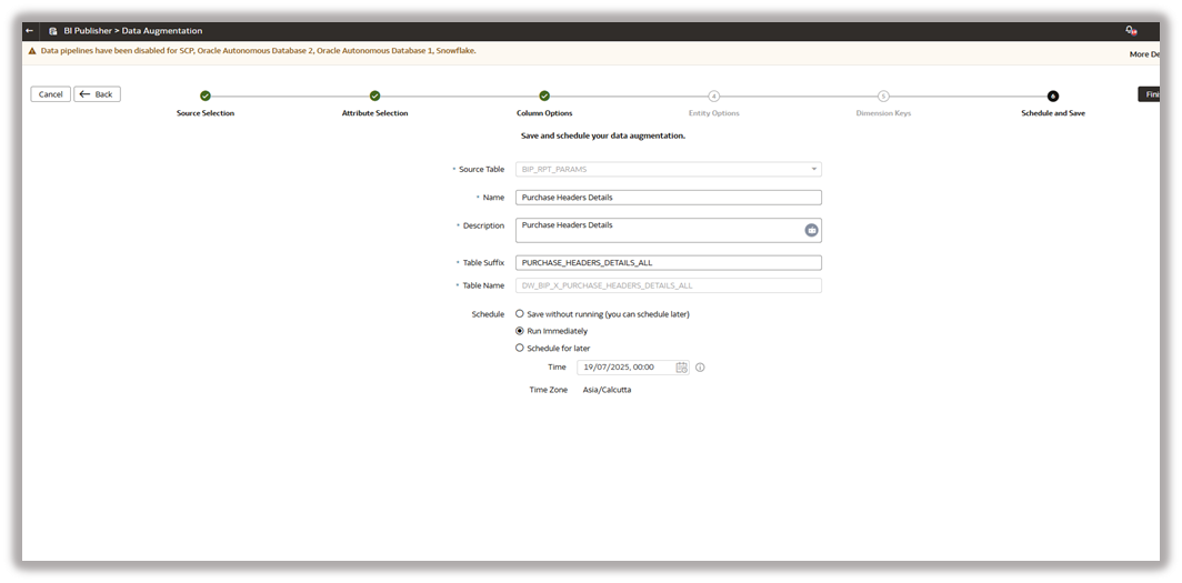 Save and run the data augmentation