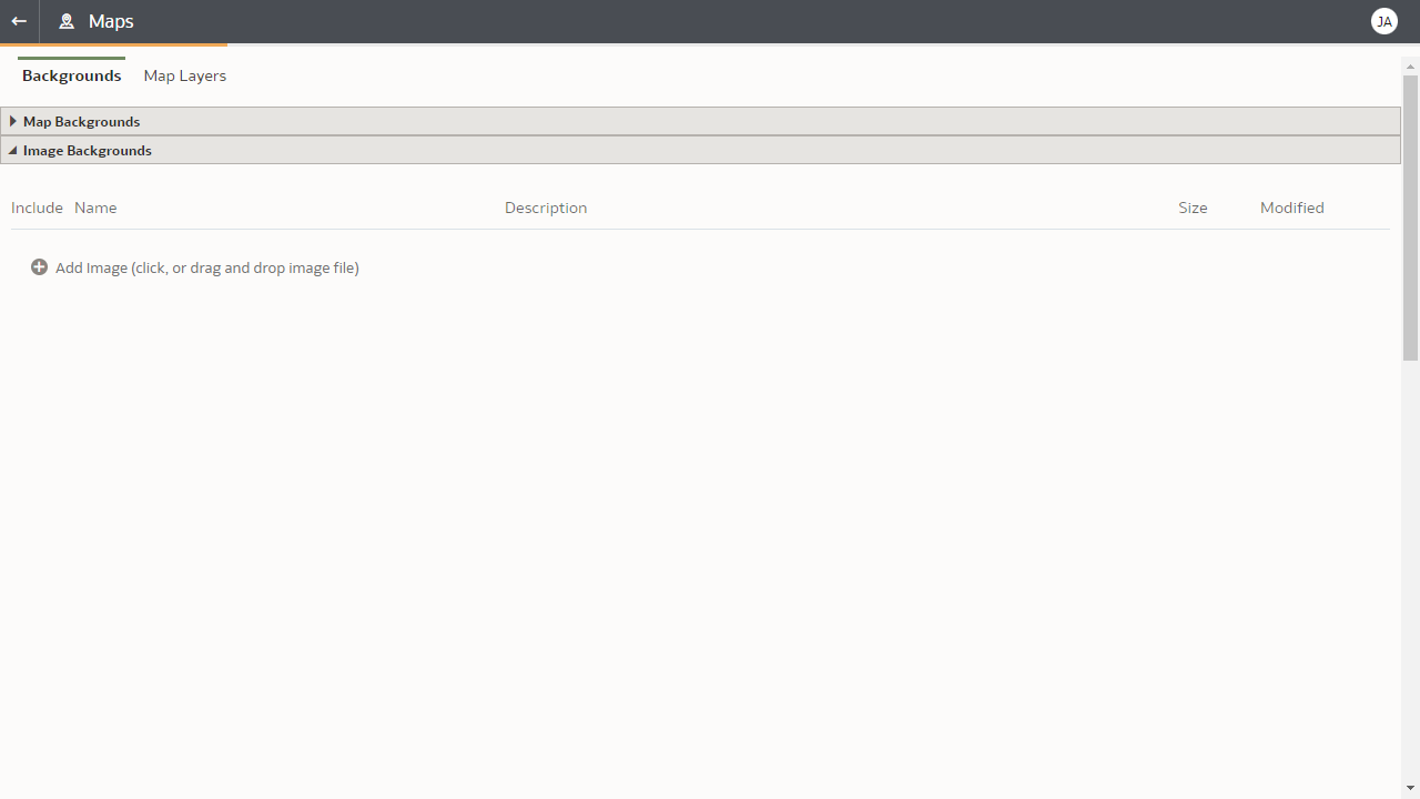 Add Map Image Background